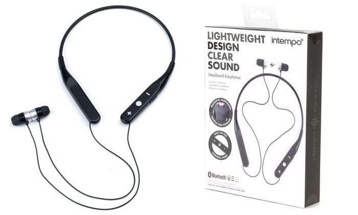 Intempo Bluetooth Neckband Earphone EE4301 Black