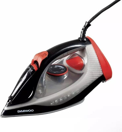 Daewoo 2600W Steam Iron With Ceramic Soleplate