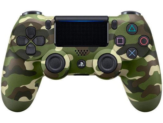 Sony Official PlayStation 4 - DualShock 4 Wireless Controller - Version 2 - Green Camouflage - EN/FR/AR (PS4)