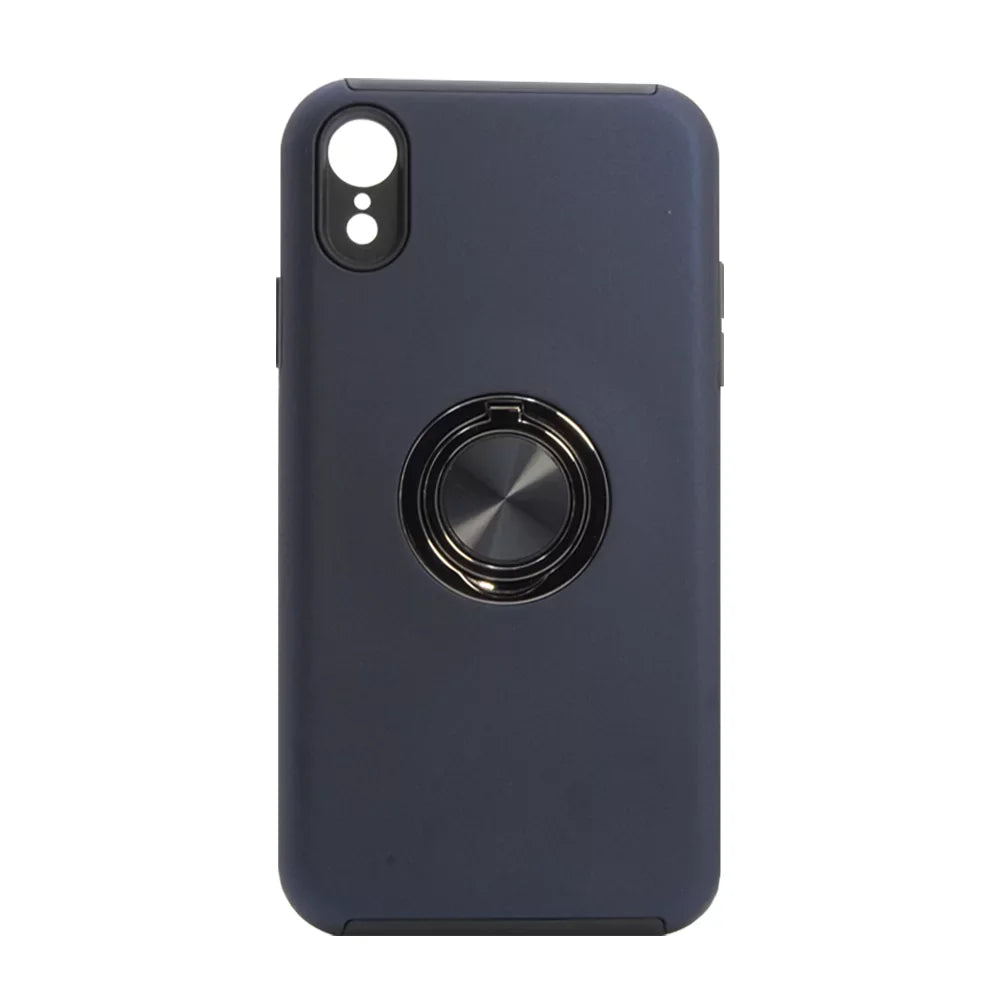 iPhone XR Metal Finger Ring Holder Back Cover