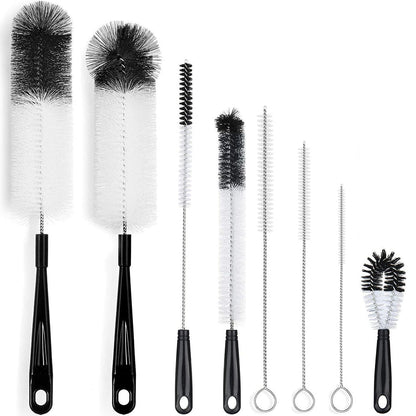 8 Pack Bottle Cleaning Brush Set Long Handle Bottle Cleaner with Kettle Lid