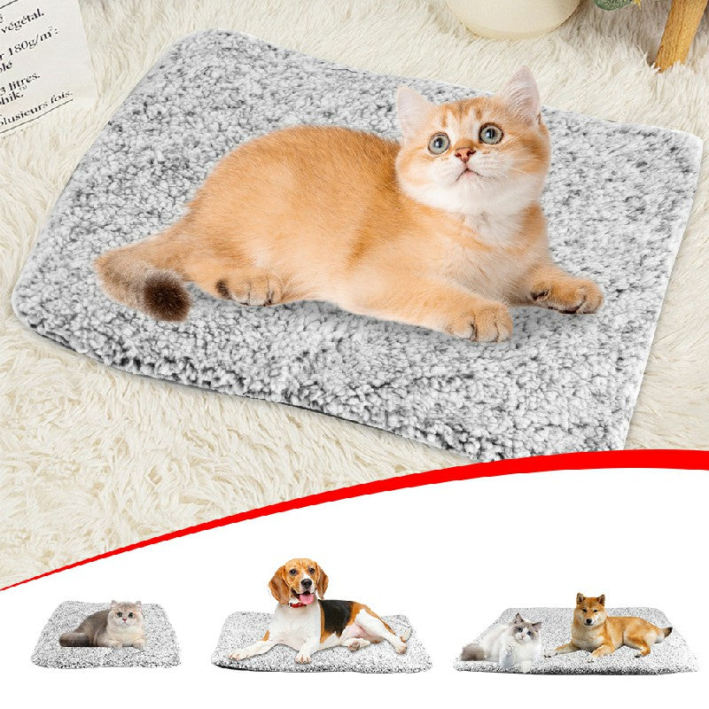 Self Heating Pet Pad Extra Warm Cat Dog Mat Thermal Pet Bed with Removable Cover