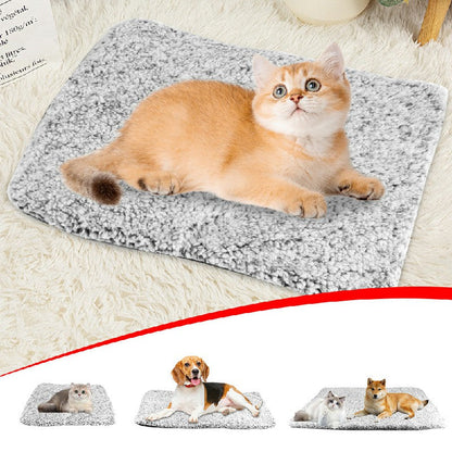 Self Heating Pet Pad Extra Warm Cat Dog Mat Thermal Pet Bed with Removable Cover