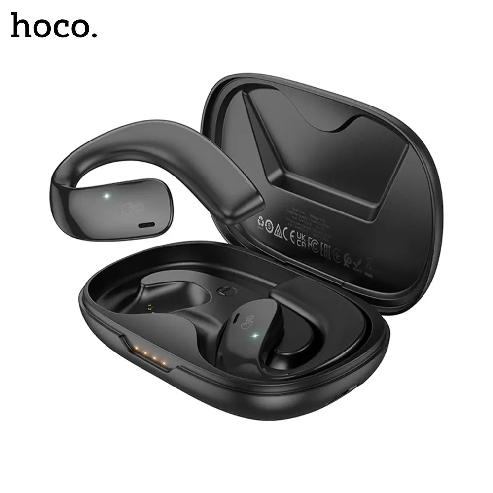 HOCO EQ4 Graceful Opened Ears True Wireless BT Headset – Black