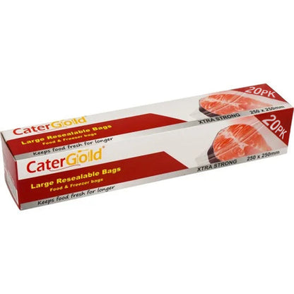 Large Freezer Seal Bags 250 x 250mm Pack of 20