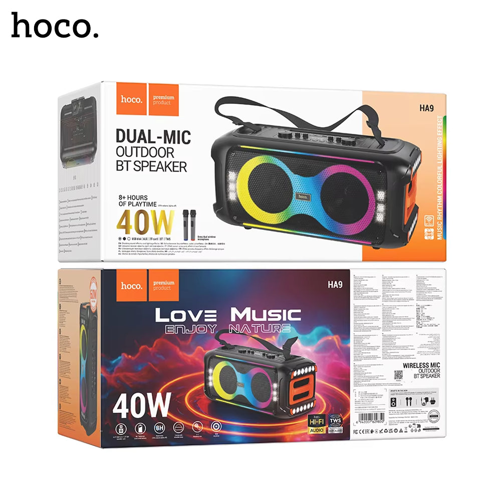 HOCO HA9 Kayman Dual Mic Outdoor Bluetooth Speaker
