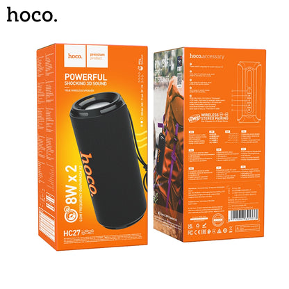 HOCO HC27 Soundful Sports True Wireless Bluetooth Speaker With Powerful Shocking 3D Sound