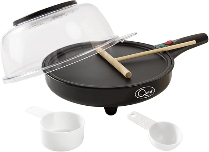 Quest 2-in-1 Popcorn & French Crêpe Pancake Maker