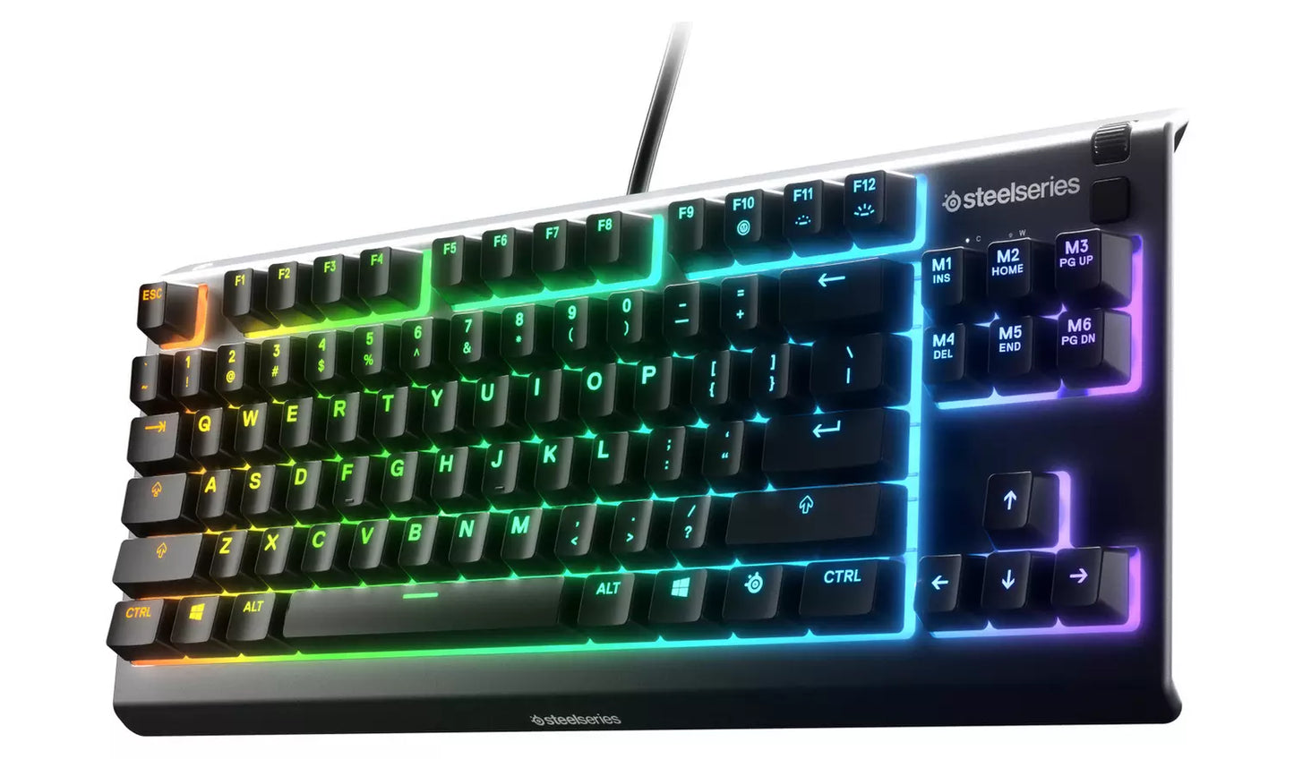 SteelSeries Apex 3 TKL Wired Gaming Keyboard - Black