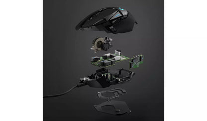 Logitech G502 Hero Wired Gaming Mouse - Black