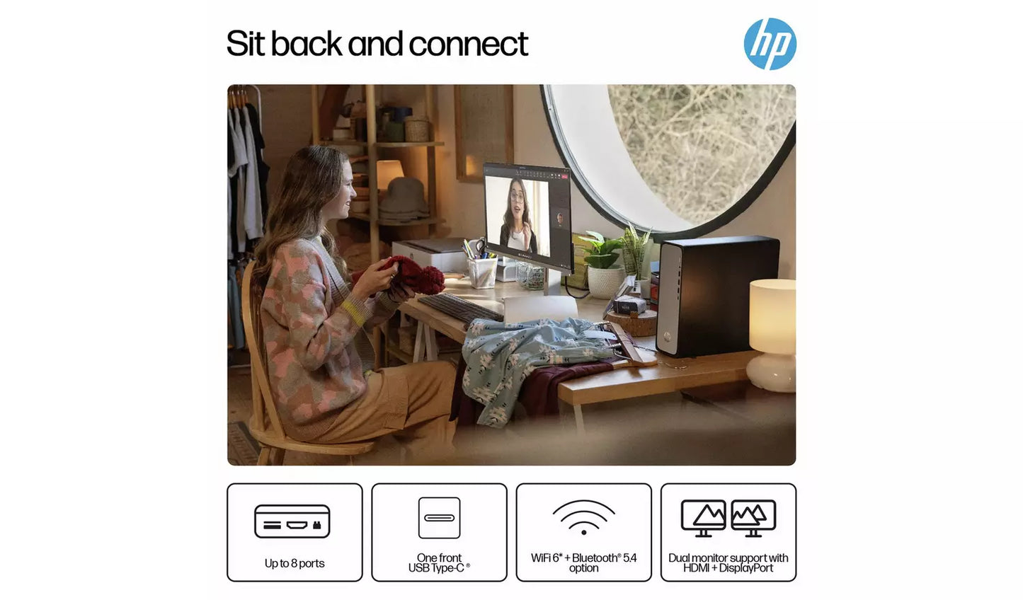 HP S03-0009na Intel Core i5 8GB 512GB Desktop Tower