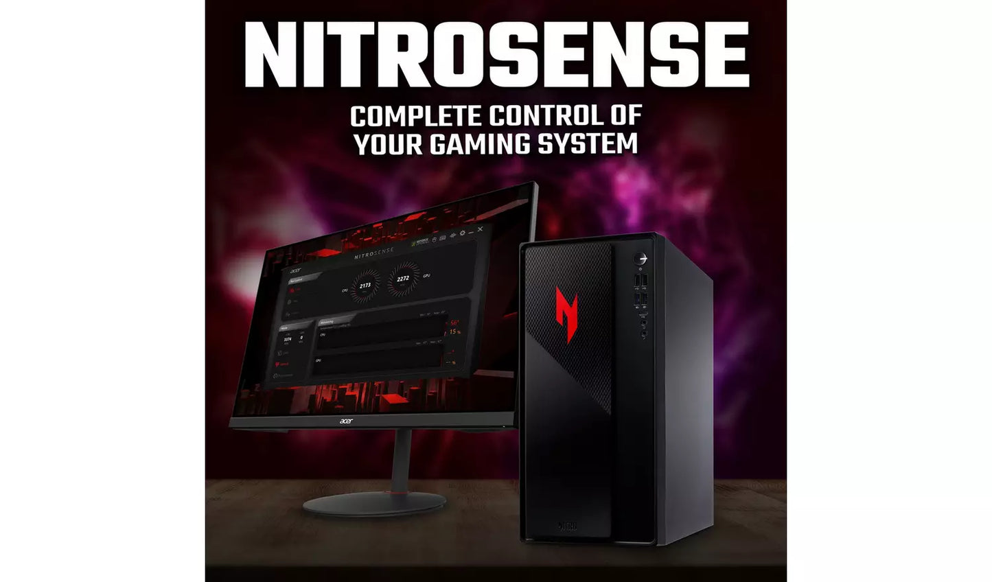 Acer Nitro 20 i5 16GB 512GB RTX 3050 Gaming PC