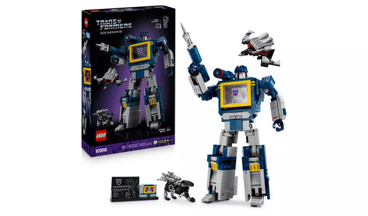 LEGO Icons Transformers: Soundwave Set for Adults 10358