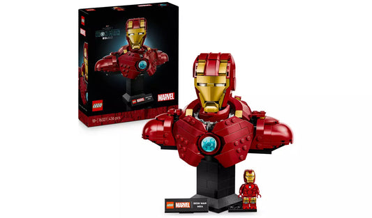 LEGO Marvel Iron Man MK4 Bust Building Set for Adults 76327