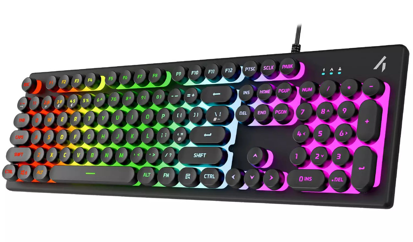 STEALTH Light-UP Wired Gaming Keyboard - Black