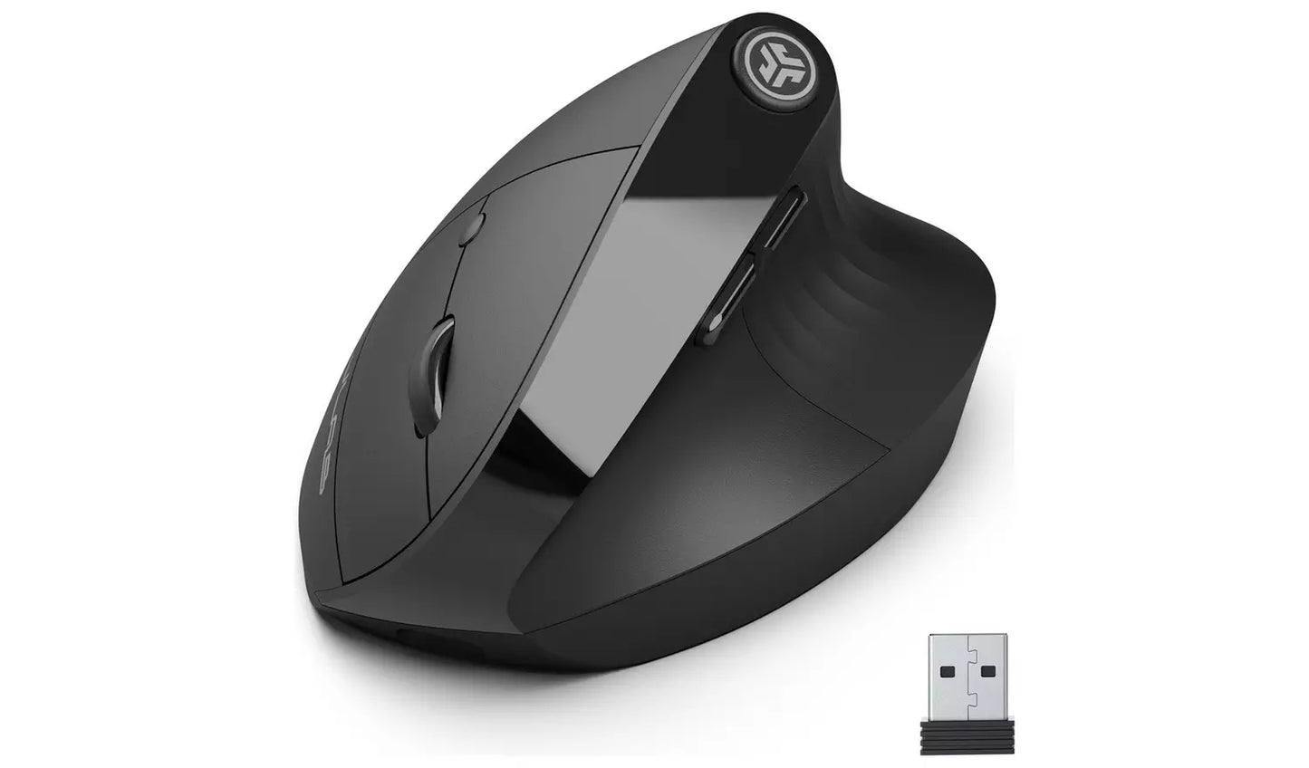 JLab JBud Wireless Bluetooth Ergonomic Mouse - Black