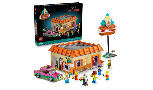 LEGO Icons The Simpsons: Krusty Burger Set for Adults 10352