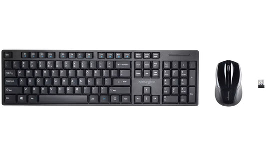 Kensington K75230UK Wireless Mouse and Keyboard - Black