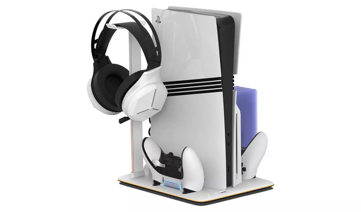 iMP DLX+LED Multi-Function Charge Stand For PS5 Consoles