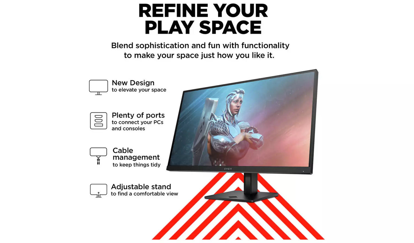 HP Omen 27 Inch 165Hz IPS FHD Gaming Monitor