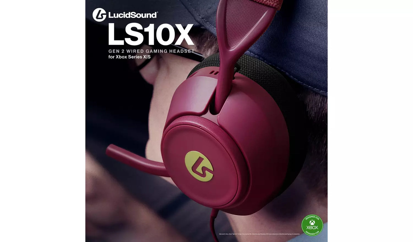 PowerA LucidSound LS10X Wired Xbox Gaming Headset - Ruby