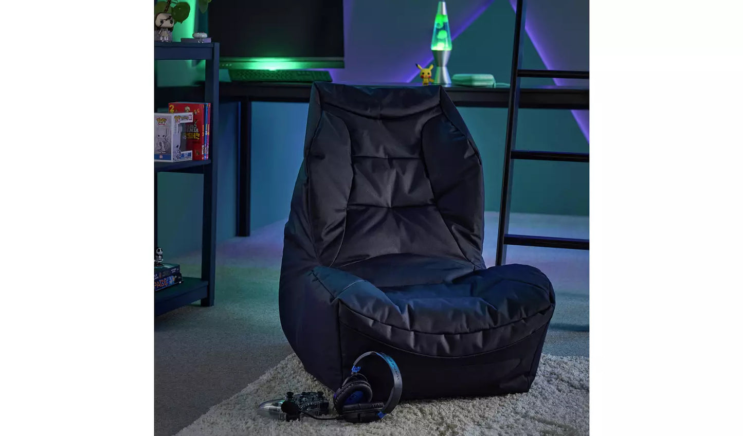 Kaikoo Teen Gaming Bean Bag - Black
