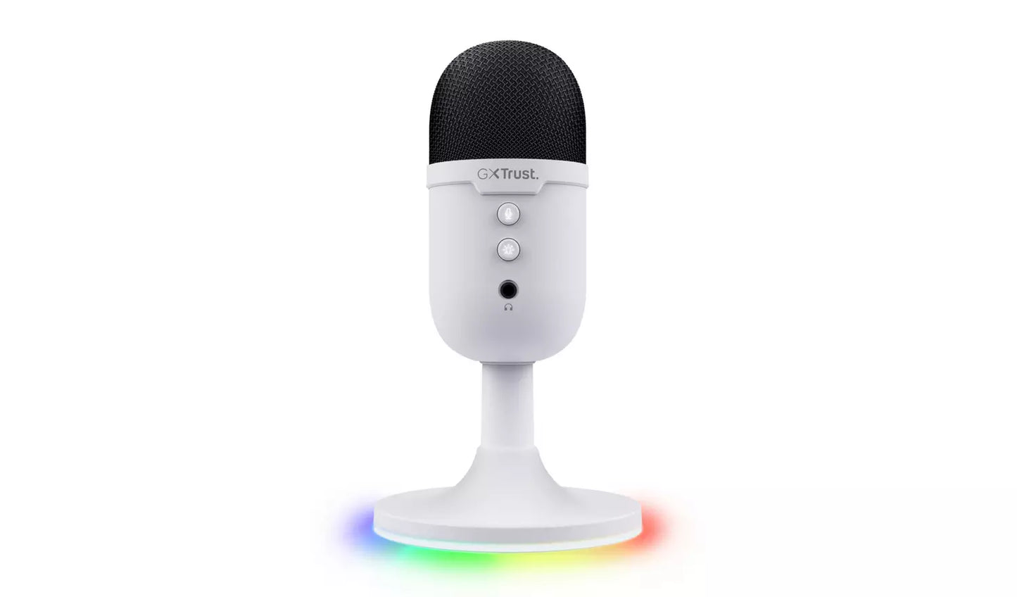 Trust GXT234 Yunix USB Gaming Microphone - White