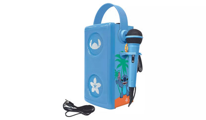 Disney Stitch Karaoke Bluetooth Speaker with Microphone