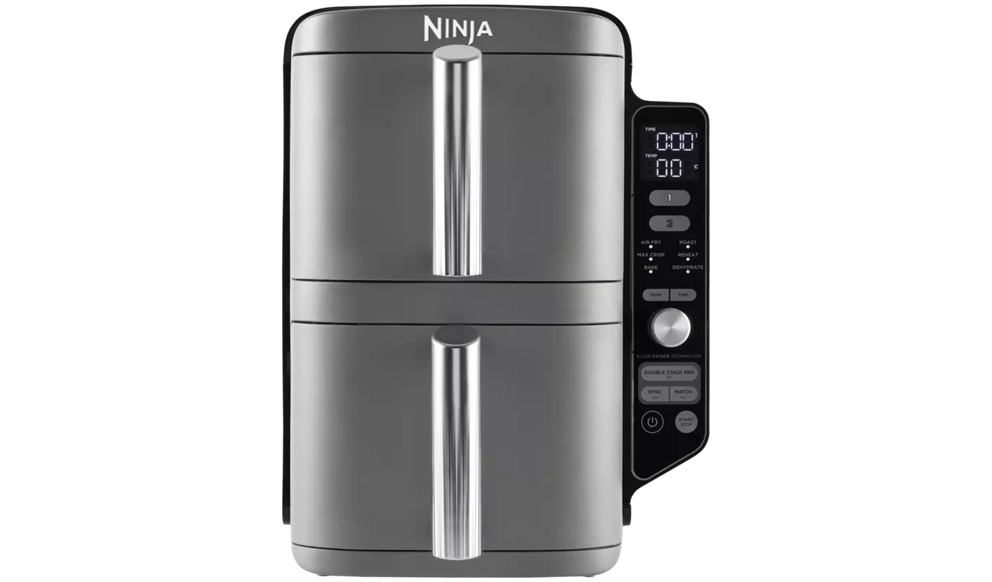 Ninja Double Stack XL SL400UK 9.5L Air Fryer - Grey