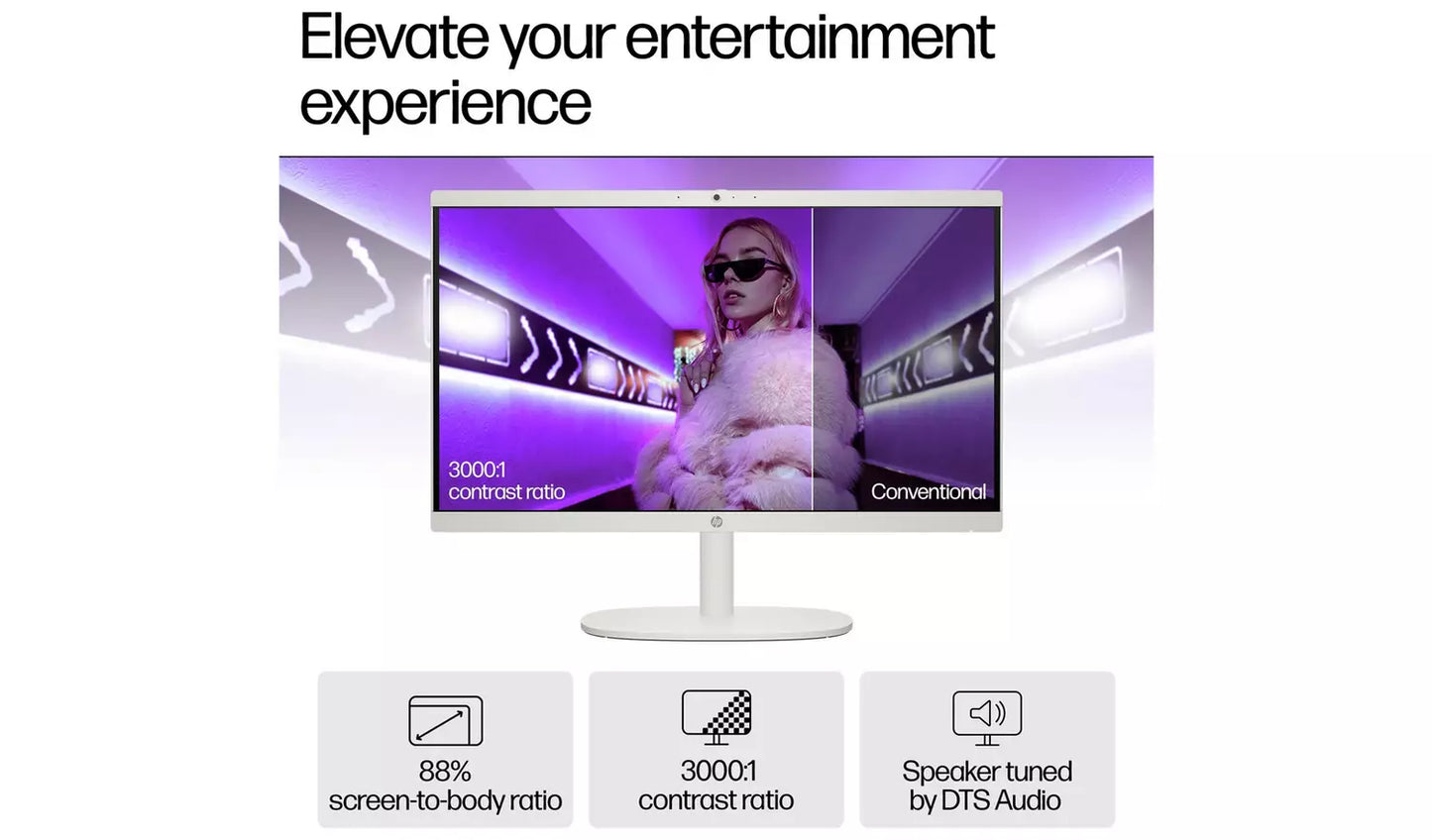 HP 22-dg0007na 21.45in Intel N100 8GB 128GB All-in-One PC