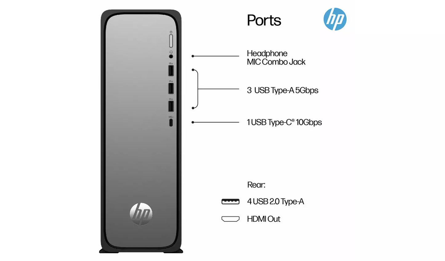 HP S03-0009na Intel Core i5 8GB 512GB Desktop Tower