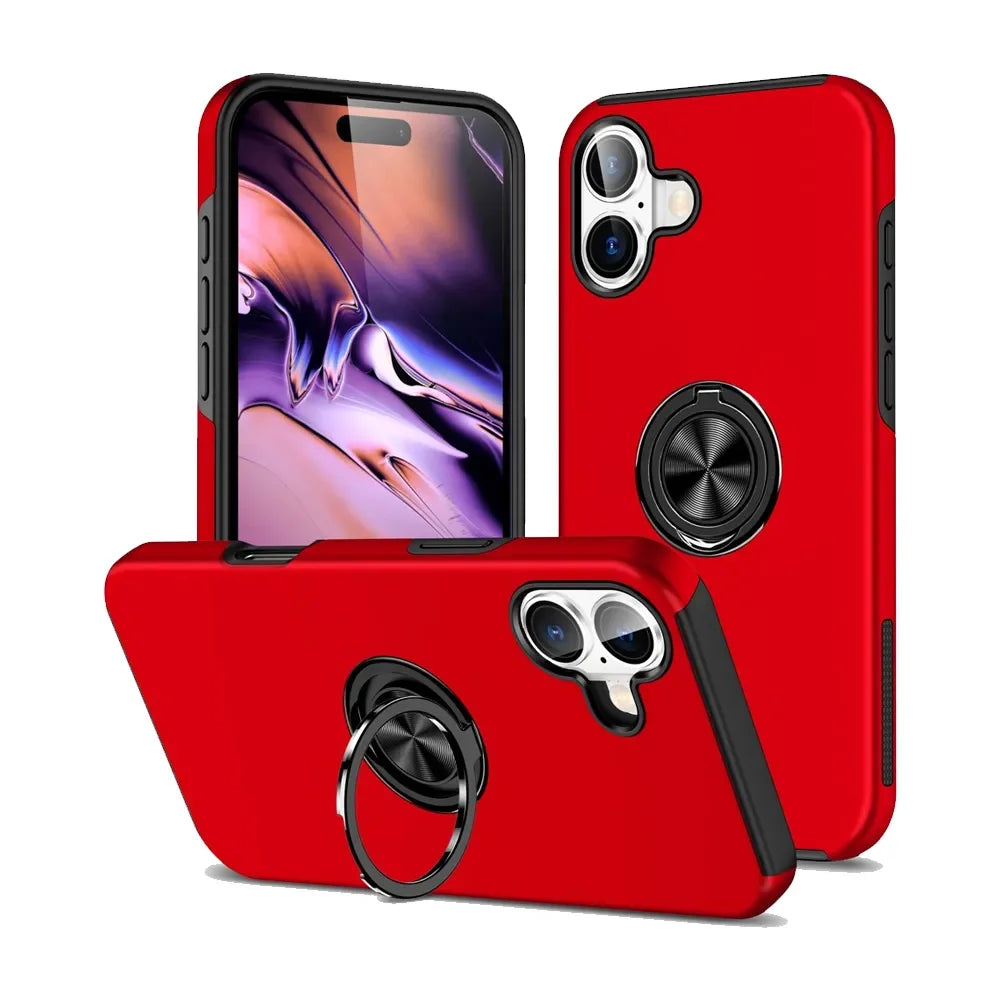 iPhone 17 Ring Holder Case –Protective Stand Grip Cover