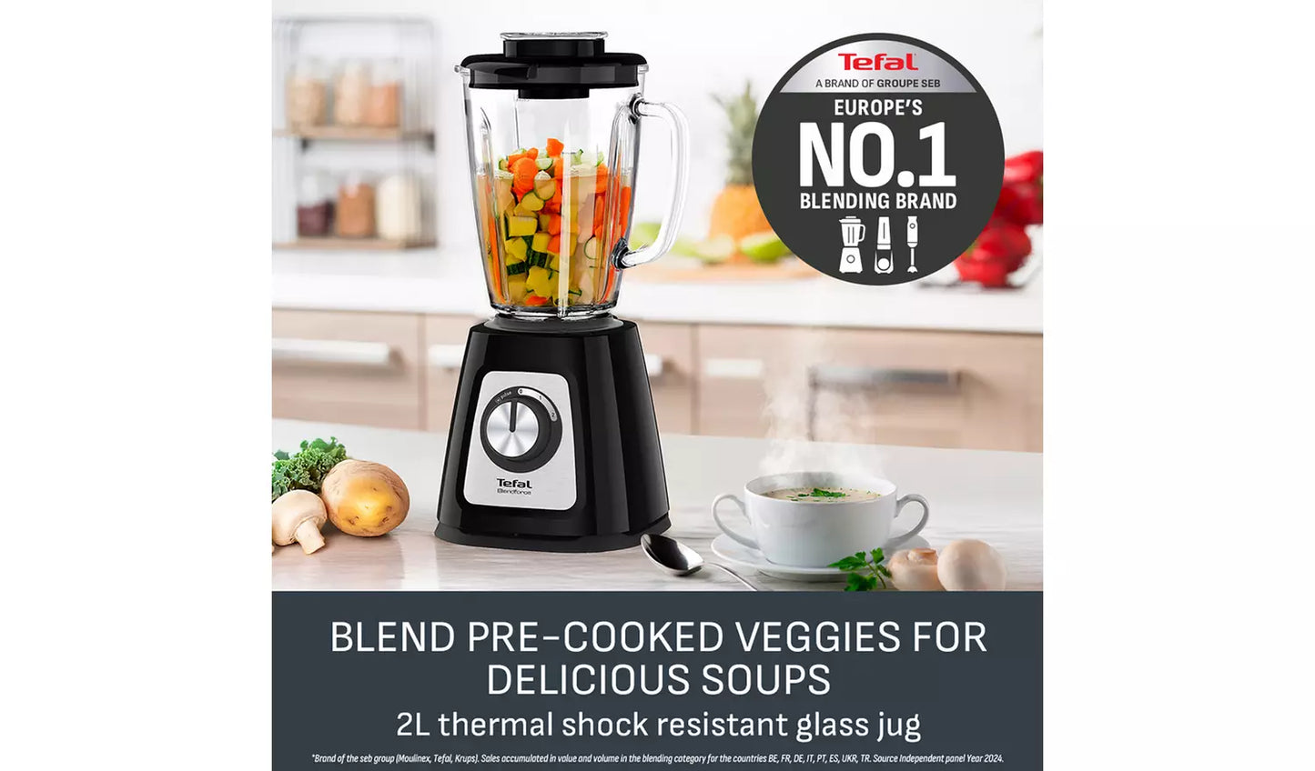 Tefal Blendforce II 2L Glass Jug Blender