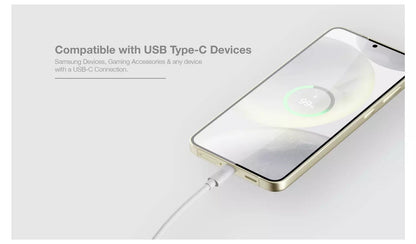 Juice USB to USB Type-C 2m Charging Cable - White