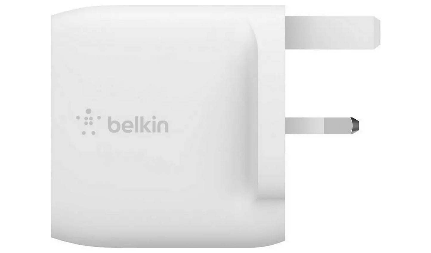 Belkin 24W Dual USB-A Wall Charger & USB-A to USB-C Cable