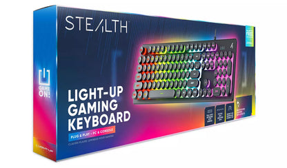 STEALTH Light-UP Wired Gaming Keyboard - Black