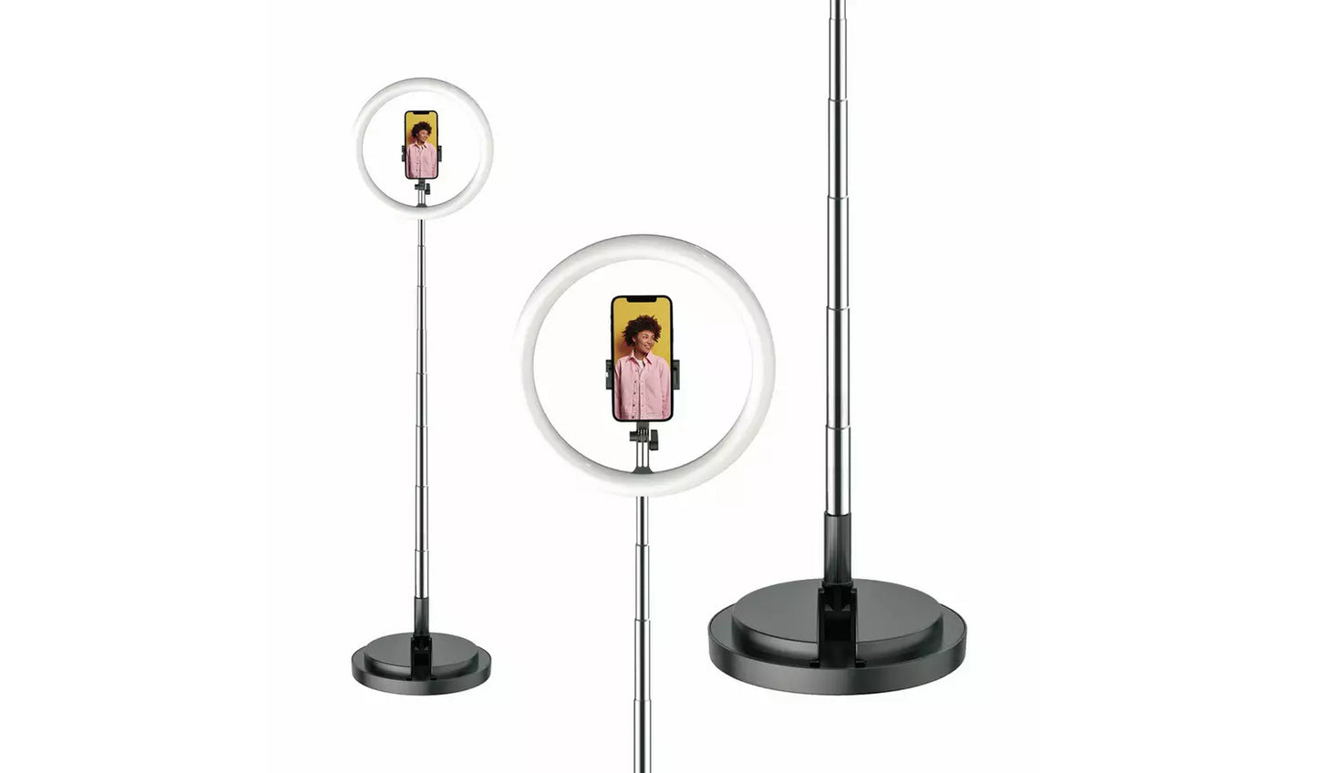 Juice Folding Selfie Ring Light Stand - Black