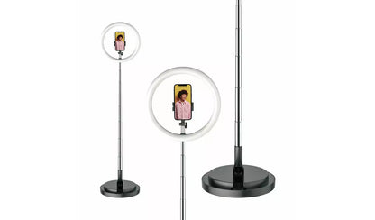 Juice Folding Selfie Ring Light Stand - Black