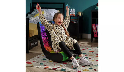 X Rocker Prism Video Rocker Junior Gaming Chair - Neon