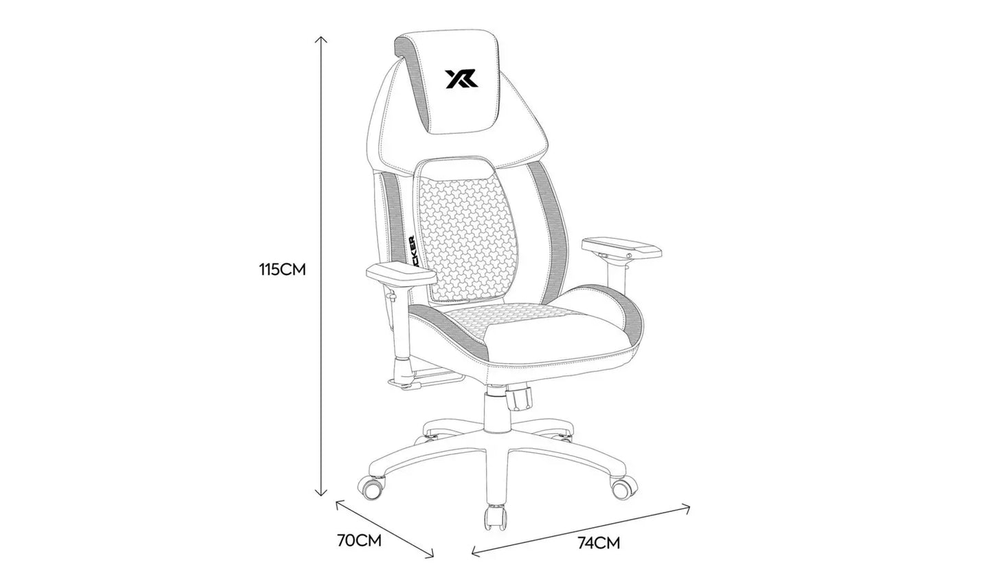X Rocker Sparta RGB Gaming Chair - Black