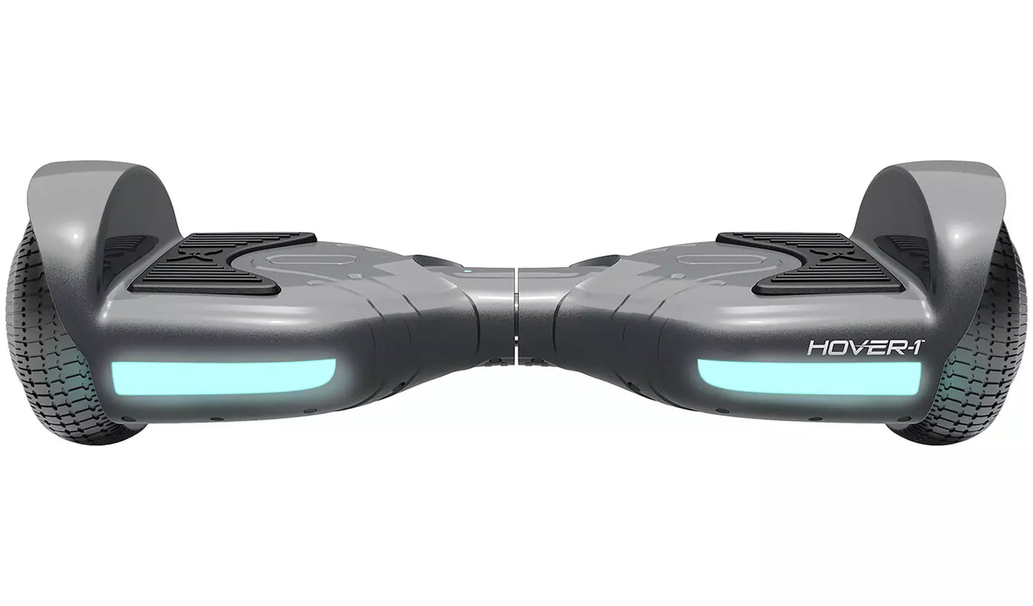 Hover-1 Rival Electric Hoverboard with LED Wheels - Gunmetal
