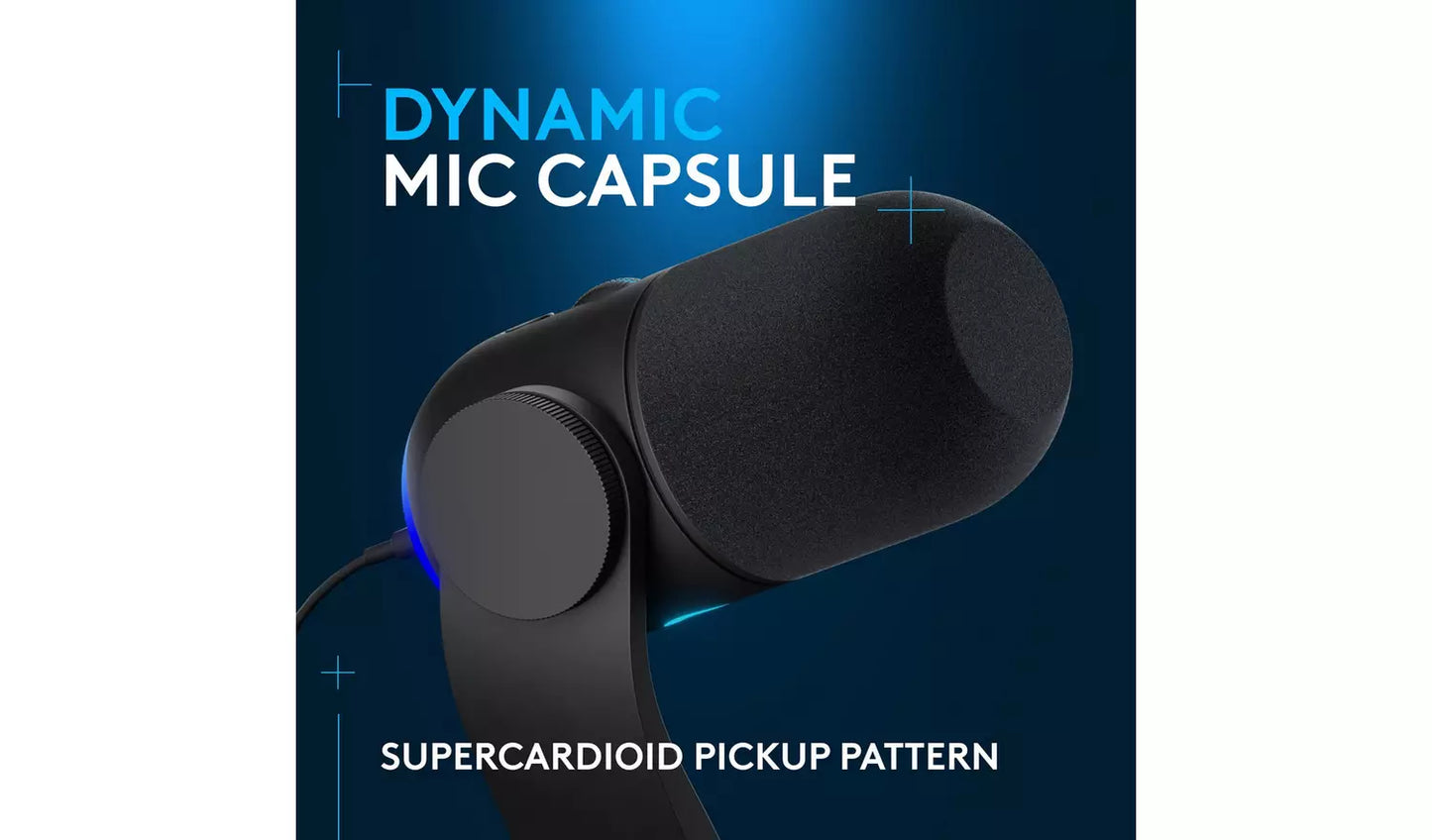 Logitech G Yeti GX USB Dynamic RGB Streaming Microphone