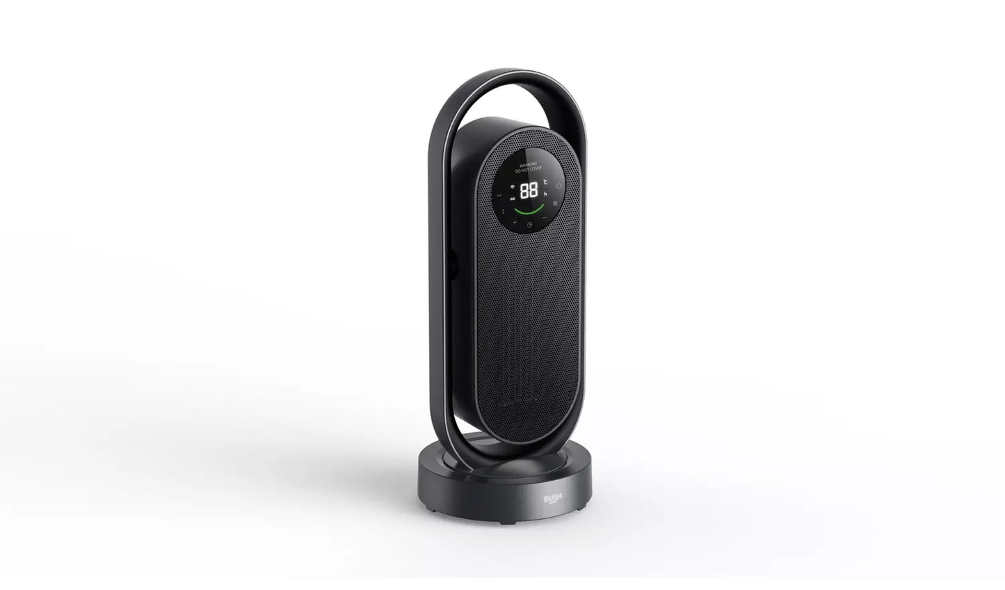 Bush 2kW Digital Dual Oscillating Ceramic Tower Fan Heater