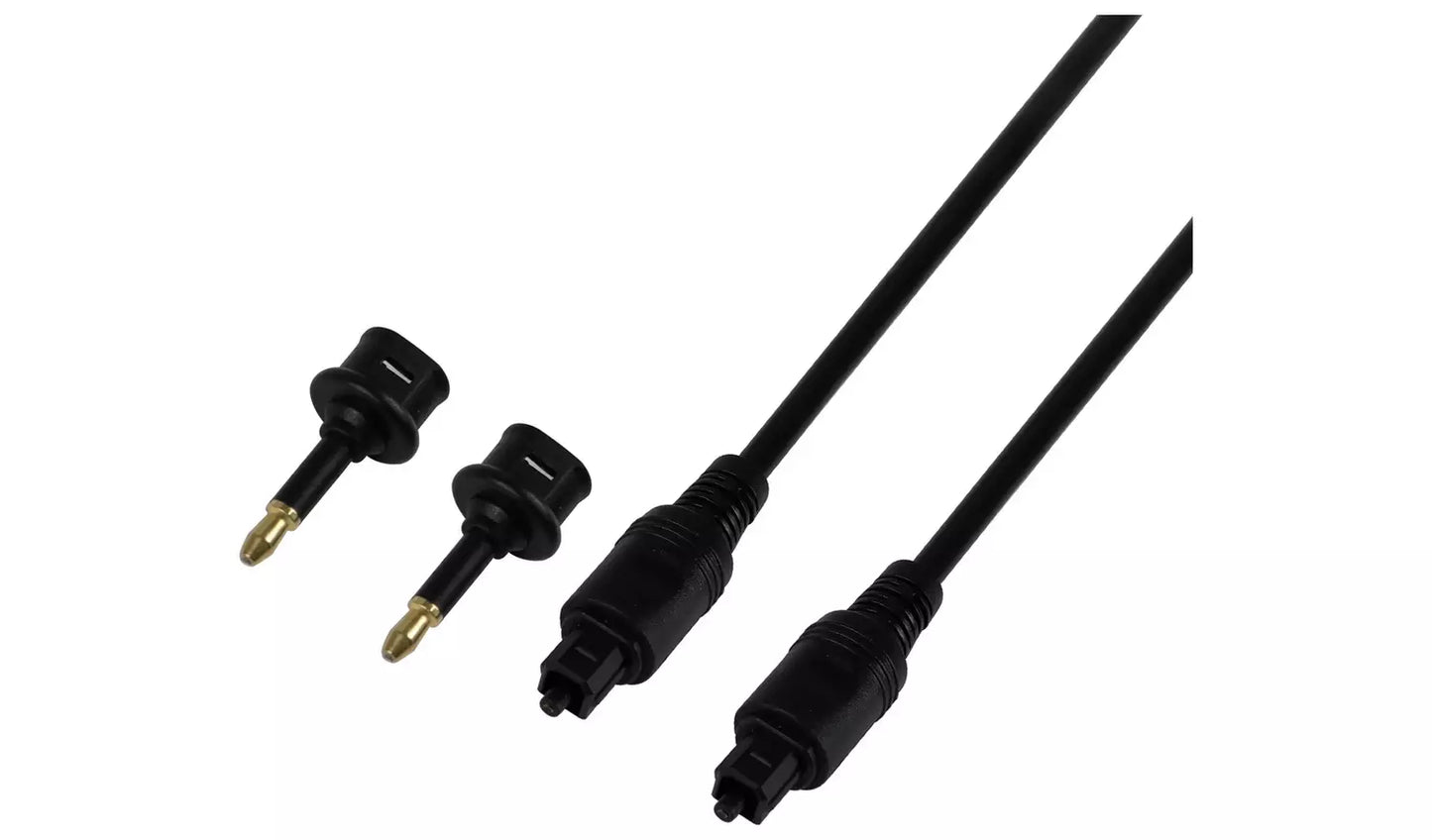 2m Audio Optical Cable - Black