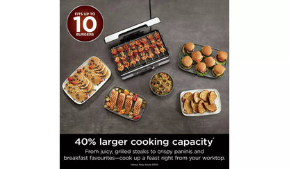 Ninja GX101UK Sizzle Pro XL Health Grill & Flat Plate