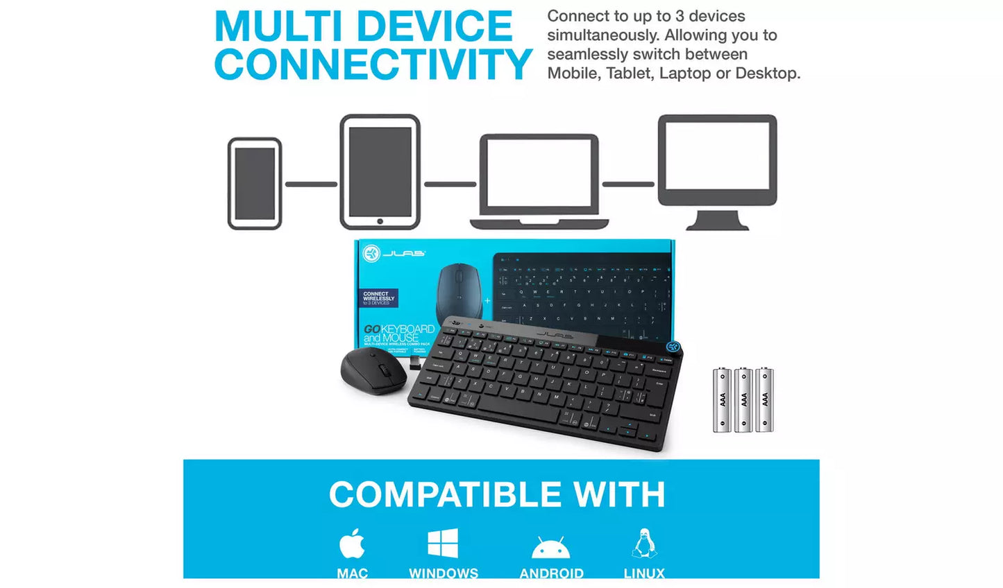 JLab GO Wireless Mouse and Keyboard