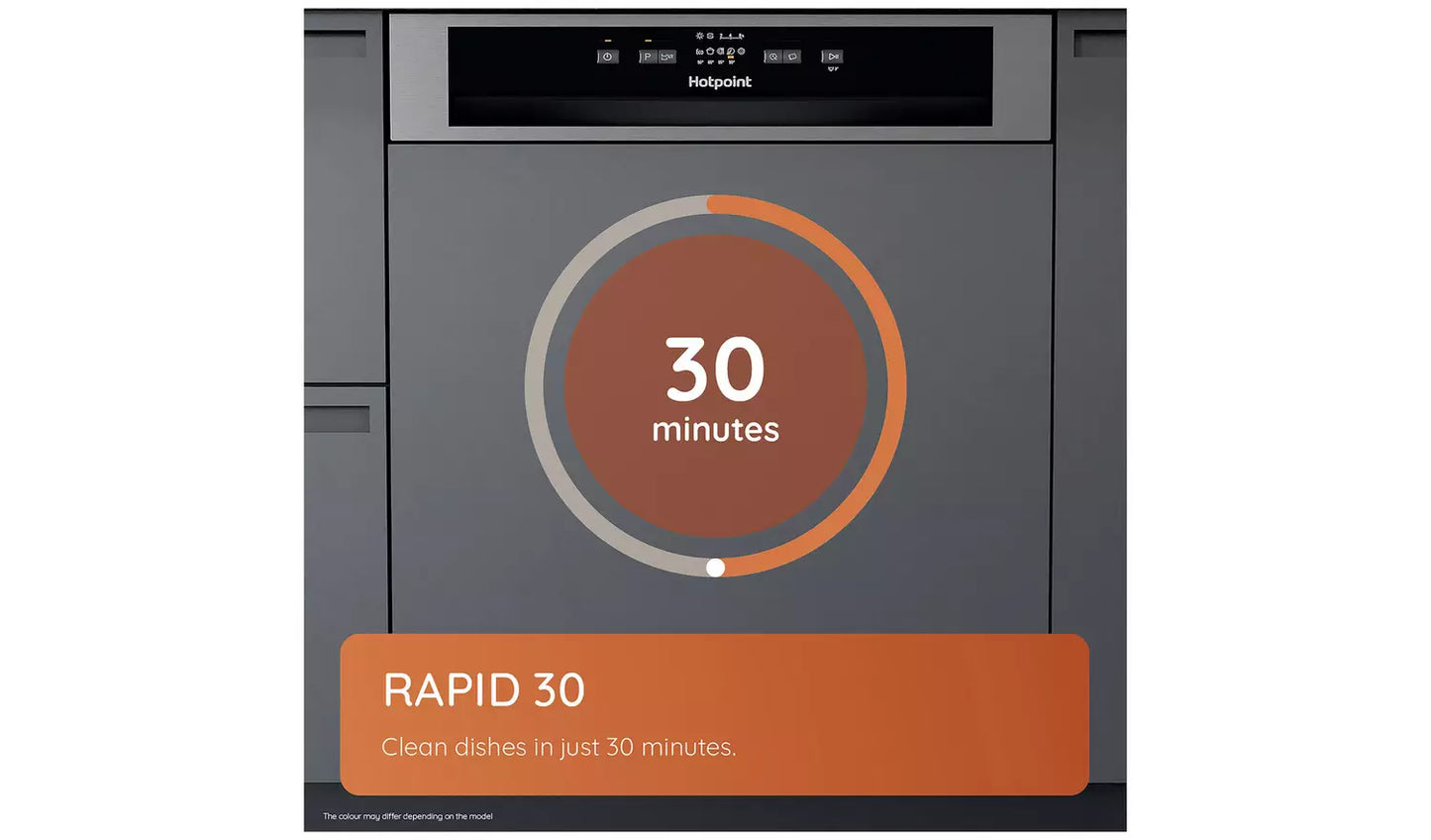 Hotpoint H3B L626BUK Full Size Semi-Integrated Dishwasher