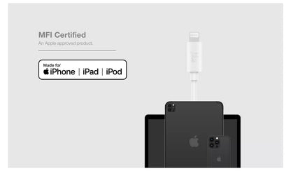 Juice USB to Lightning 2m Charging Cable - White