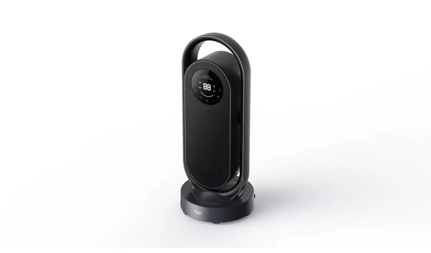 Bush 2kW Digital Dual Oscillating Ceramic Tower Fan Heater