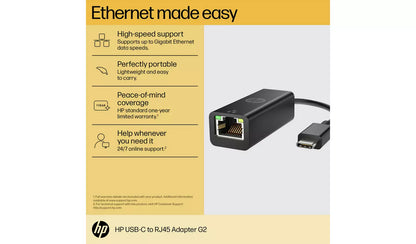 HP USB-C to Ethernet Adaptor